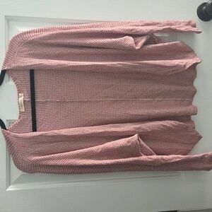 Grade & GATHER Pink Open-Front Cardigan SZ S